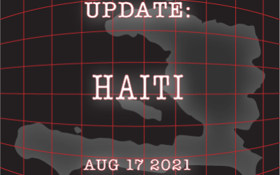 Haiti: Earthquake and Tropical Storm August 2021